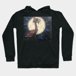 Moonlight flamingo Hoodie